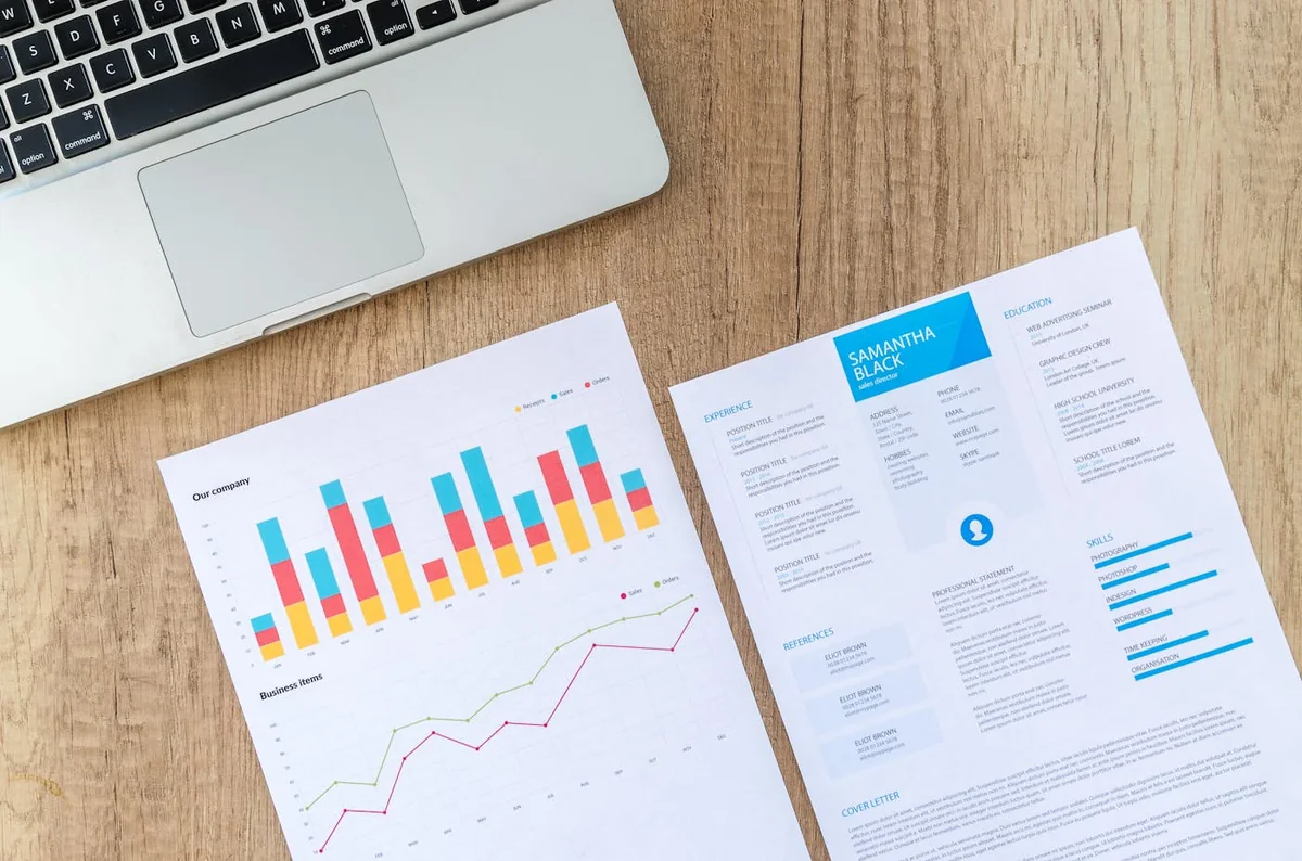Business charts for media spend and placement QA