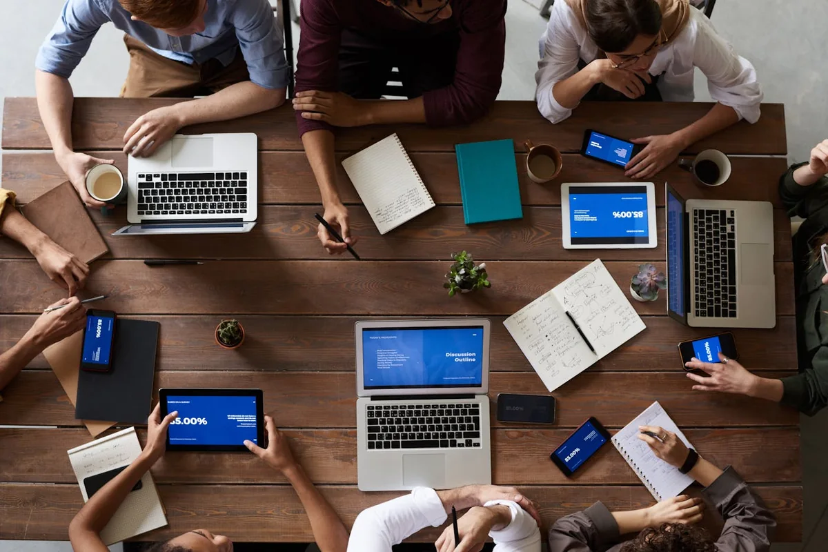 Media buyer reviewing placement quality on laptop