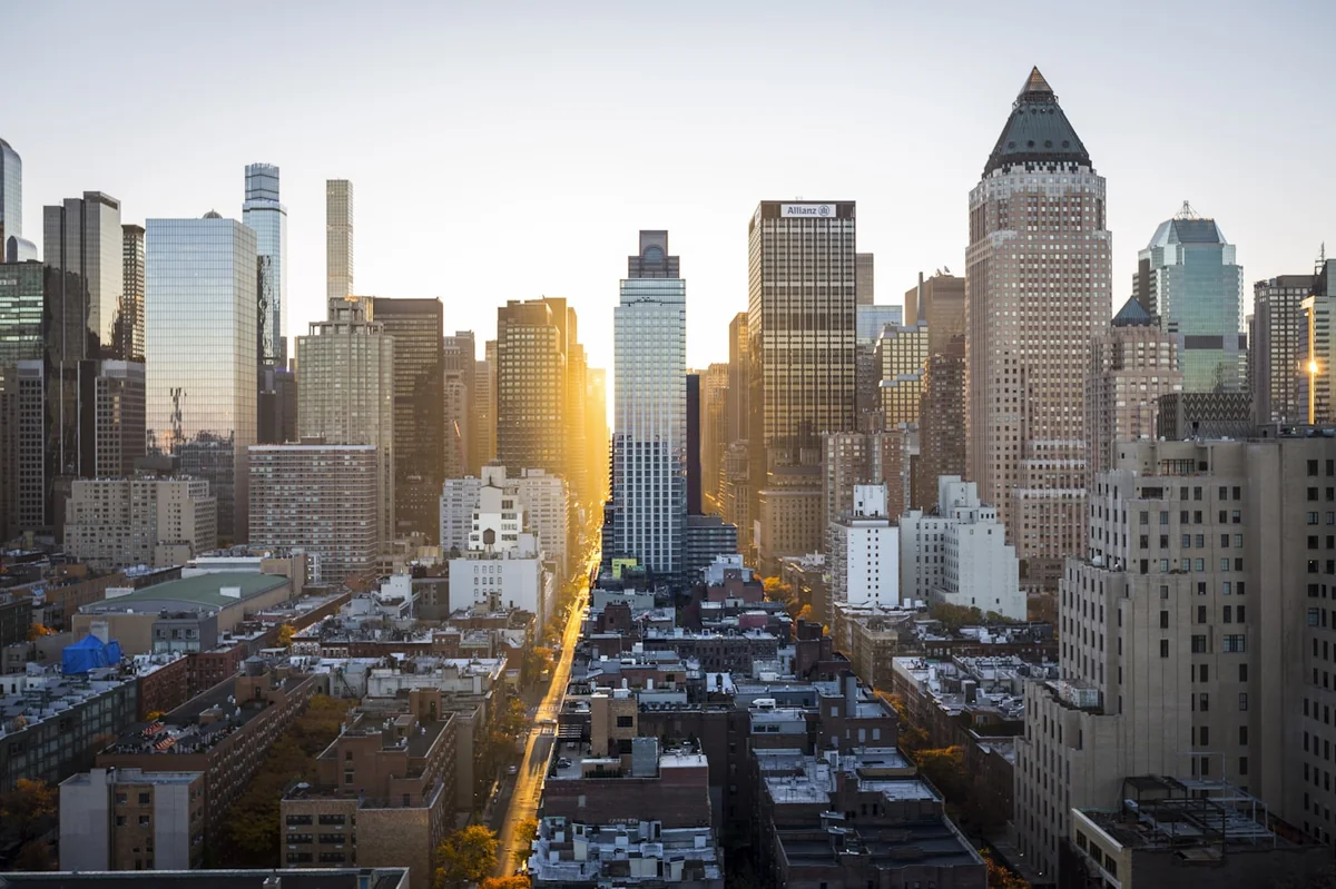 City skyline for metro-level geo proxy tests